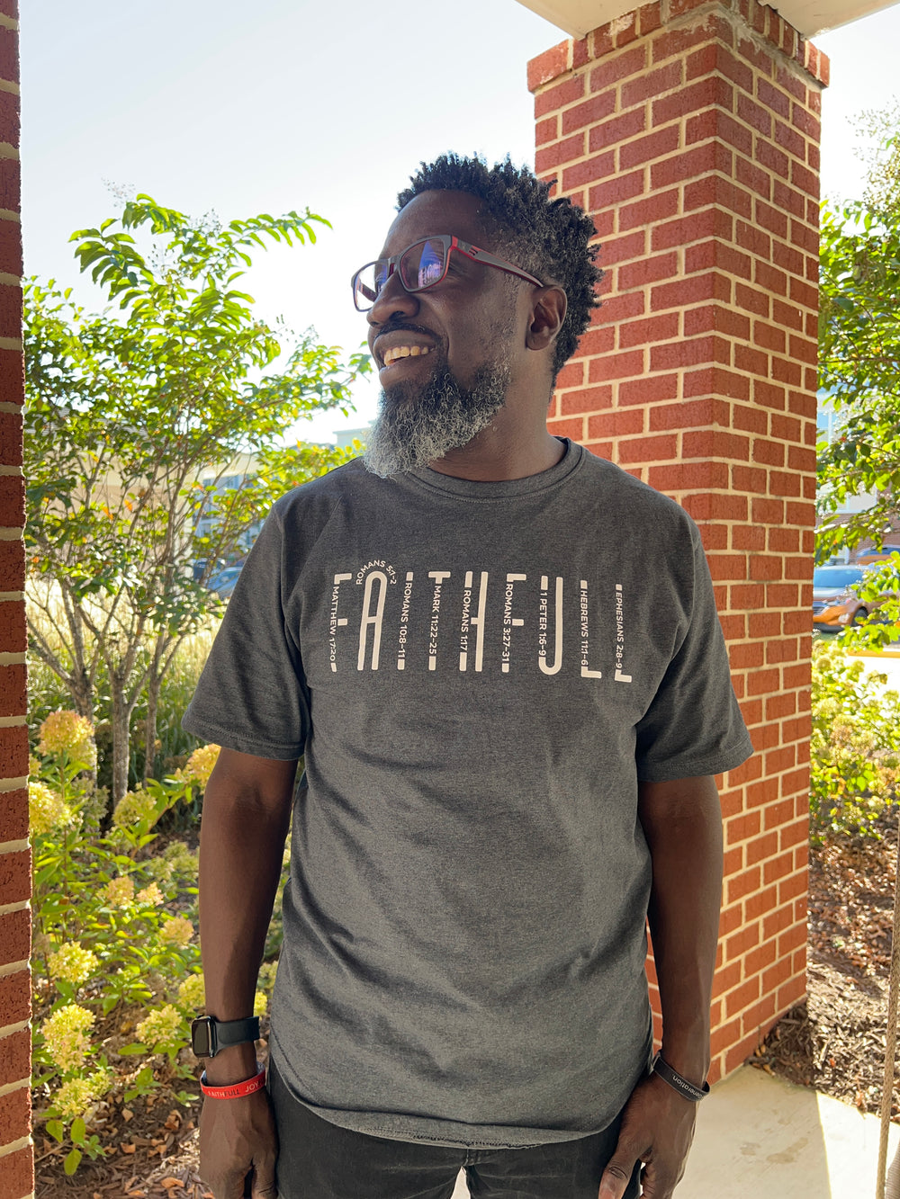 FaithFull Ethos Swoop Tee (Smoke)