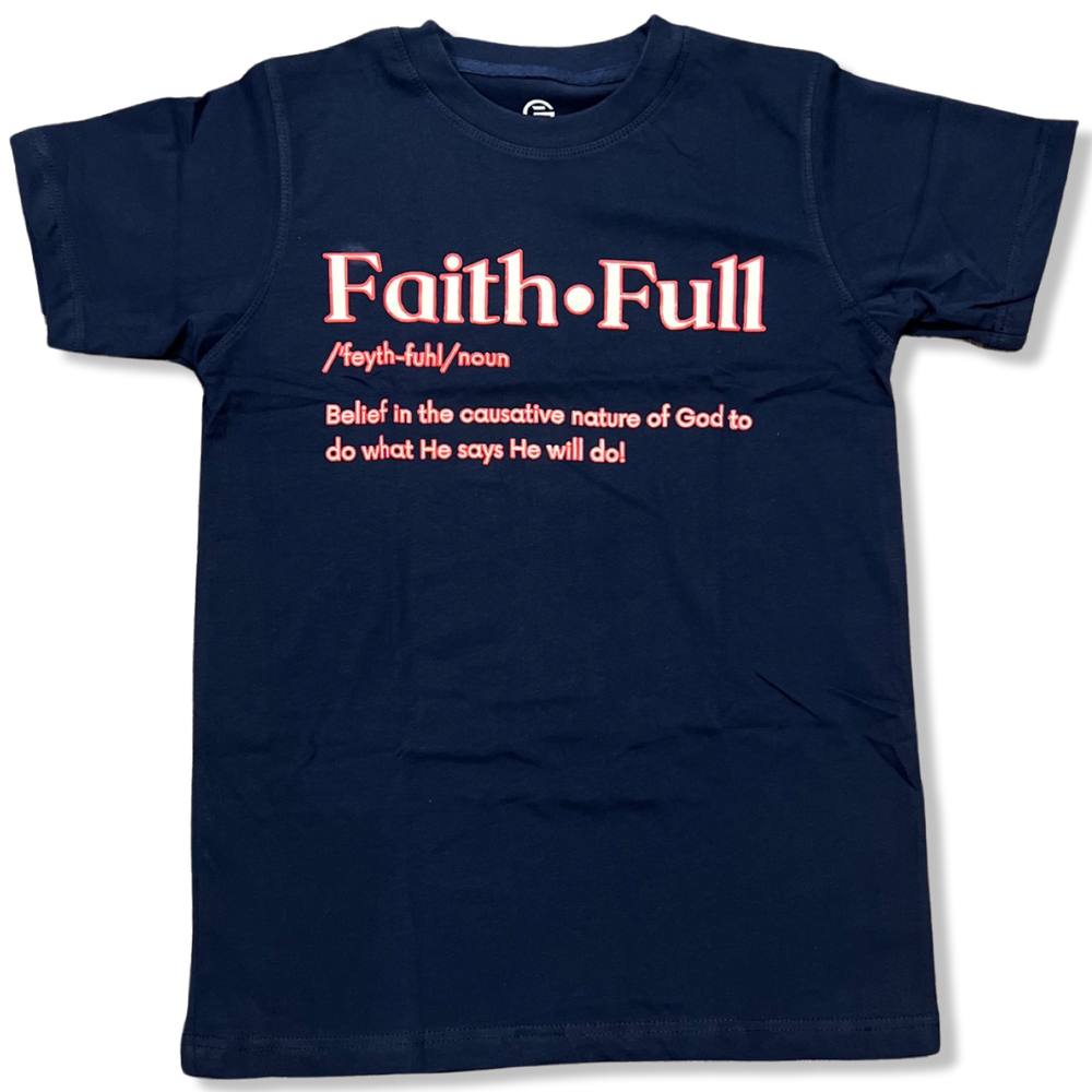 Navy Scarlet FaithFull Defined Tee