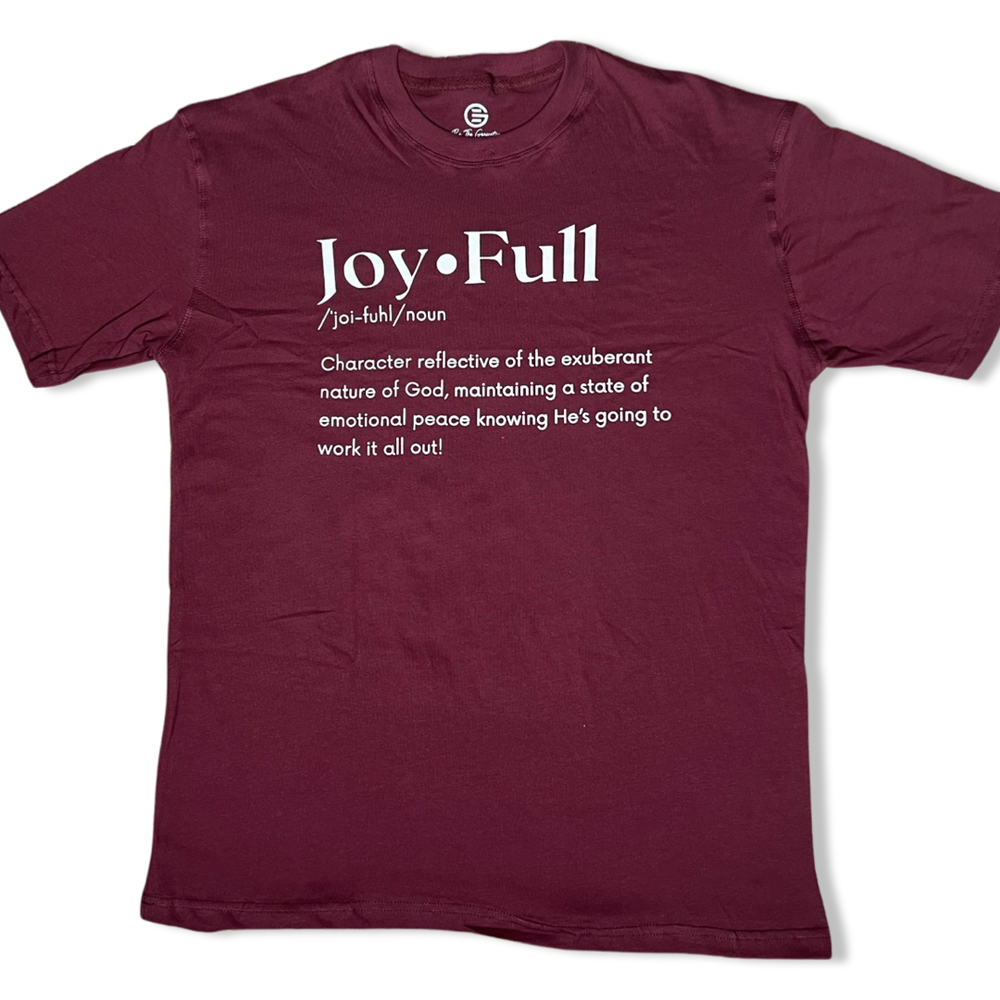 Maroon JoyFull Defined Tee (Clearance Rack Item)