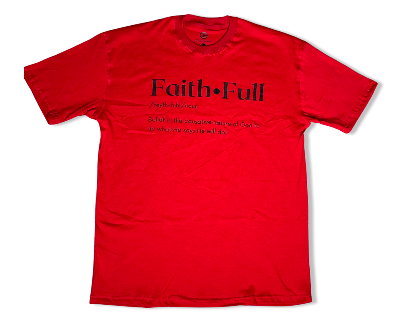 Red FaithFULL Defined Tee (Clearance Rack Item)