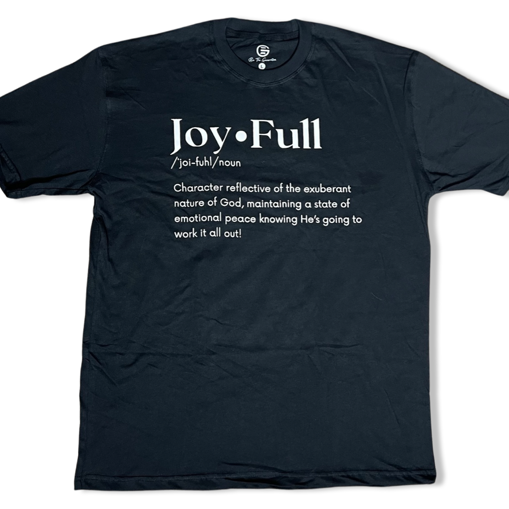 Black JoyFull Defined Tee (Clearance Rack Item)