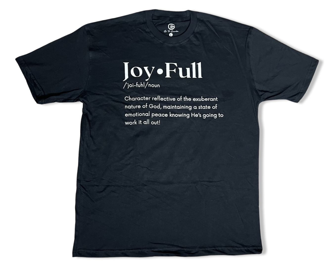 Black JoyFull Defined Tee (Clearance Rack Item)