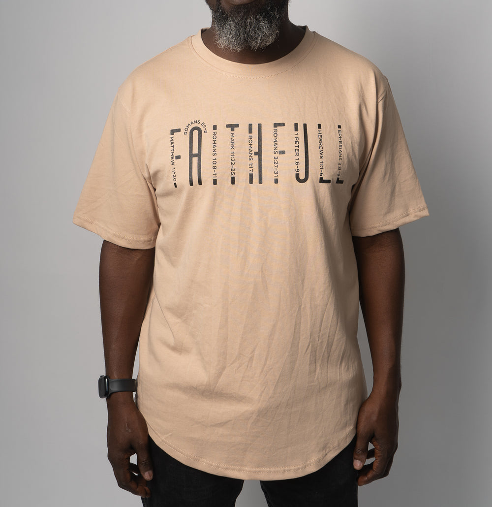 FaithFull Ethos Swoop Tee (Sand)